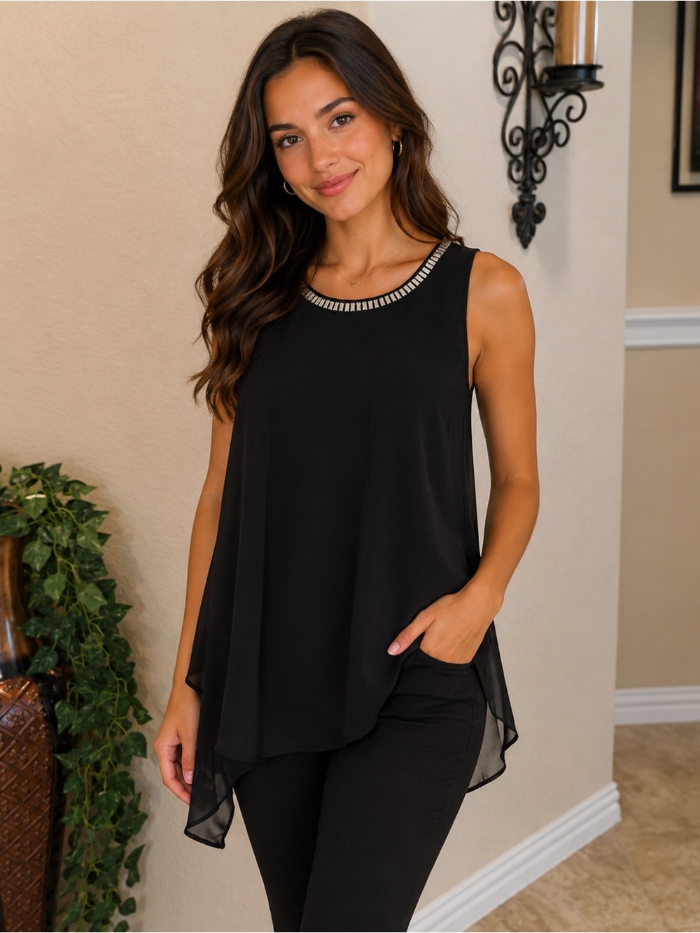 Elegant Black Top
